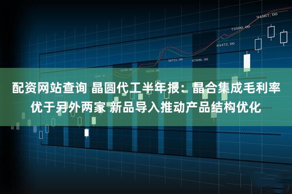配资网站查询 晶圆代工半年报：晶合集成毛利率优于另外两家 新品导入推动产品结构优化