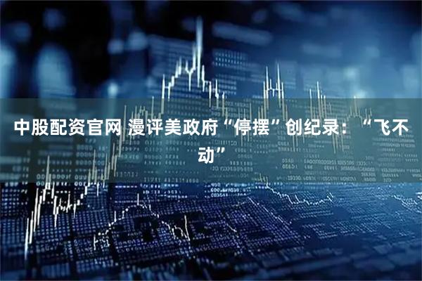 中股配资官网 漫评美政府“停摆”创纪录：“飞不动”